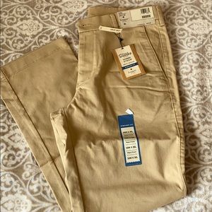 Haggar plain front khaki pants